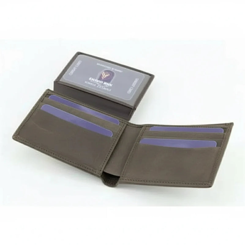 Men's RFID Bifold Left Side Flap Over Wallet-7
