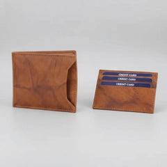 Men's RFID Bifold Wallet with Removable Card Sleeve-11