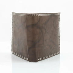 Men's Oil Pull Up Top Flap Bifold Wallet-8