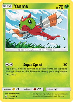 Yanma 2/156 - SM  Ultra Prism Reverse Holofoil-1