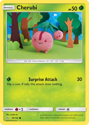 Cherubi 10/156 - SM  Ultra Prism Reverse Holofoil-1