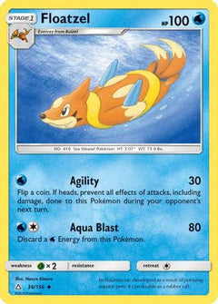 Floatzel 36/156 - SM  Ultra Prism-1