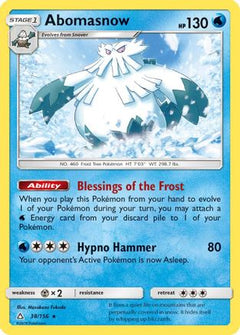 Abomasnow/156 - SM  Ultra Prism-1