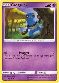 Croagunk 56/156 - SM  Ultra Prism-1