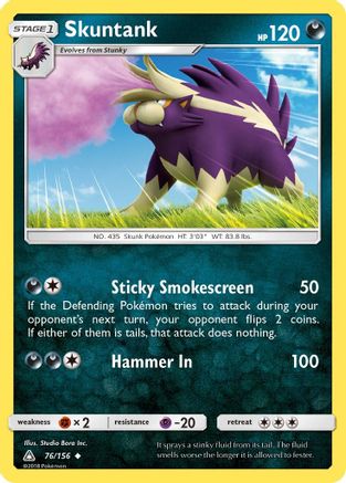Skuntank/156 - SM  Ultra Prism Reverse Holofoil-1