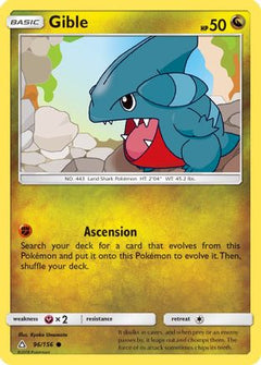 Gible (96) 96/156 - SM  Ultra Prism Reverse Holofoil-1
