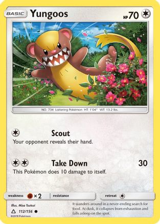 Yungoos/156 - SM  Ultra Prism Reverse Holofoil-1
