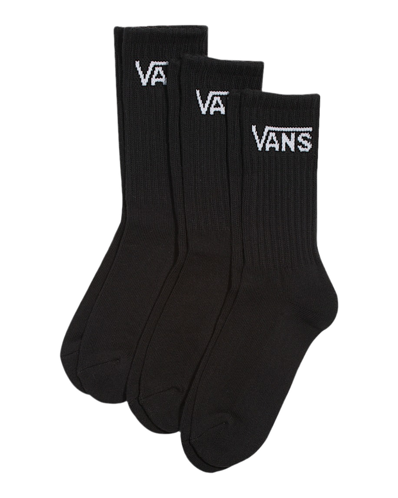 Vans ' Classic Crew' Socks - Black (KIDS)-1