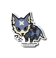 Capcom Monster Hunter - Palamute Small Sticker (B-SIDE LABEL)-1