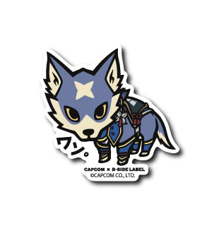 Capcom Monster Hunter - Palamute Small Sticker (B-SIDE LABEL)-1