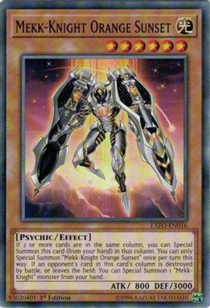 Mekk-Knight Orange Sunset (EXFO-EN016) - Extreme Force 1st Edition-1