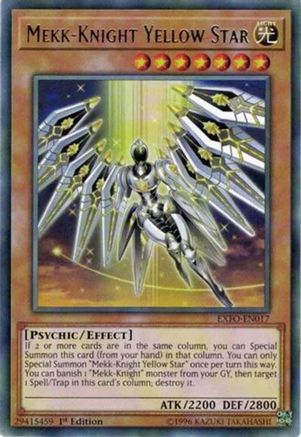 Mekk-Knight Yellow Star (EXFO-EN017) - Extreme Force 1st Edition-1