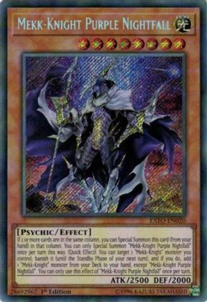 Mekk-Knight Purple Nightfall (EXFO-EN020) - Extreme Force 1st Edition-1