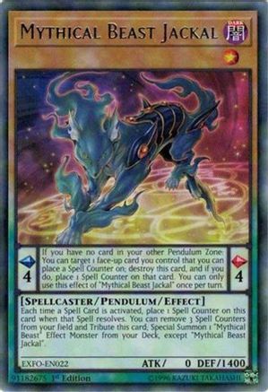 Mythical Beast Jackal (EXFO-EN022) - Extreme Force Unlimited-1