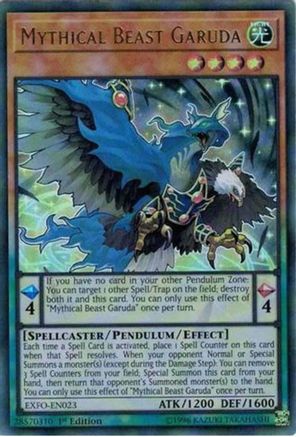Mythical Beast Garuda (EXFO-EN023) - Extreme Force Unlimited-1
