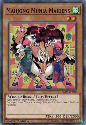Mahjong Munia Maidens (EXFO-EN030) - Extreme Force 1st Edition-1