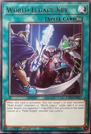 World Legacy Key (EXFO-EN057) - Extreme Force 1st Edition-1