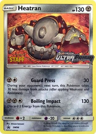 Heatran - SM96 (Prerelease) [Staff] - SM Promos Holofoil-1