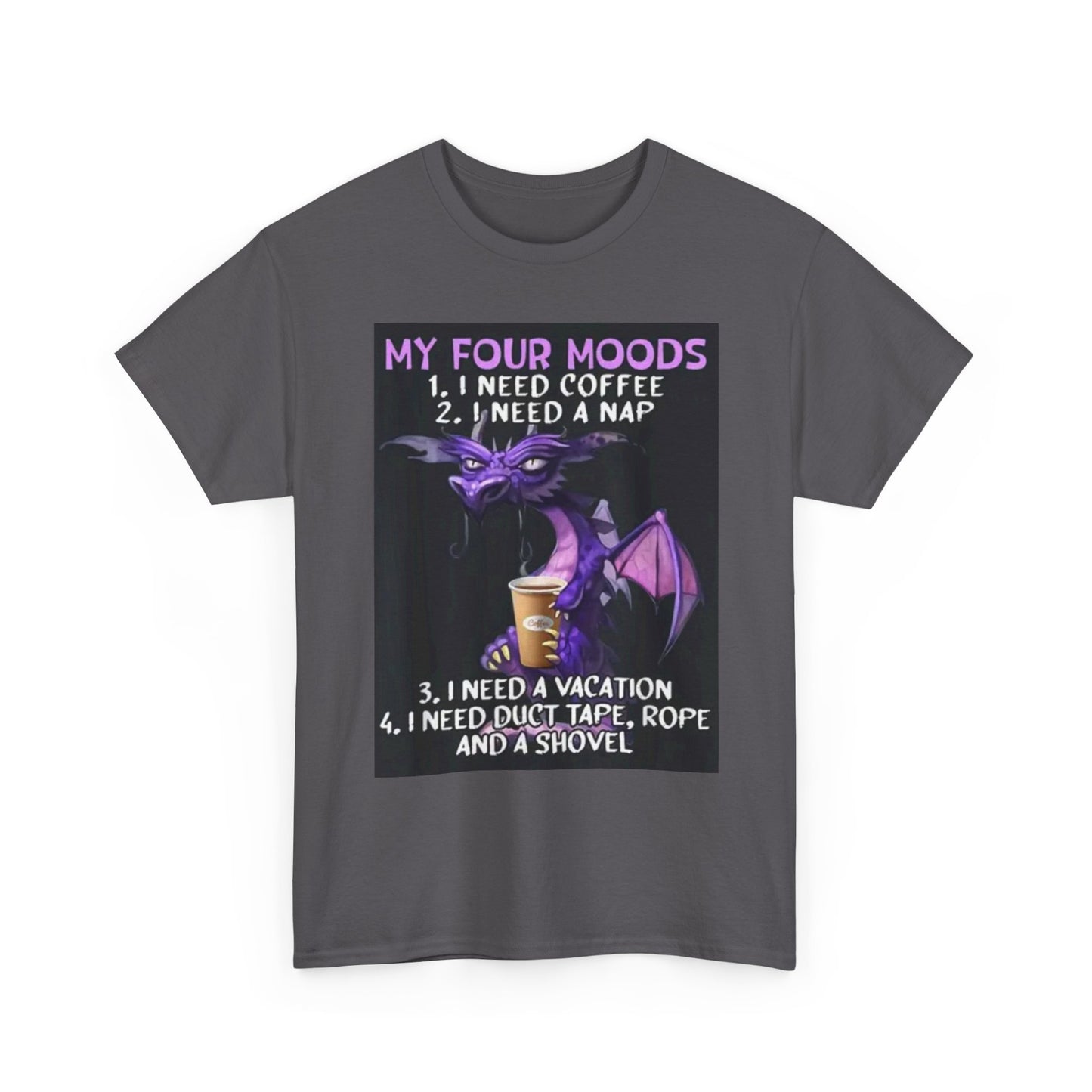 "My 4 Moods" Unisex Heavy Cotton Tee