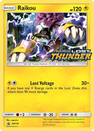 Raikou - SM150 (Prerelease) SM150/248 - SM Promos Holofoil-1