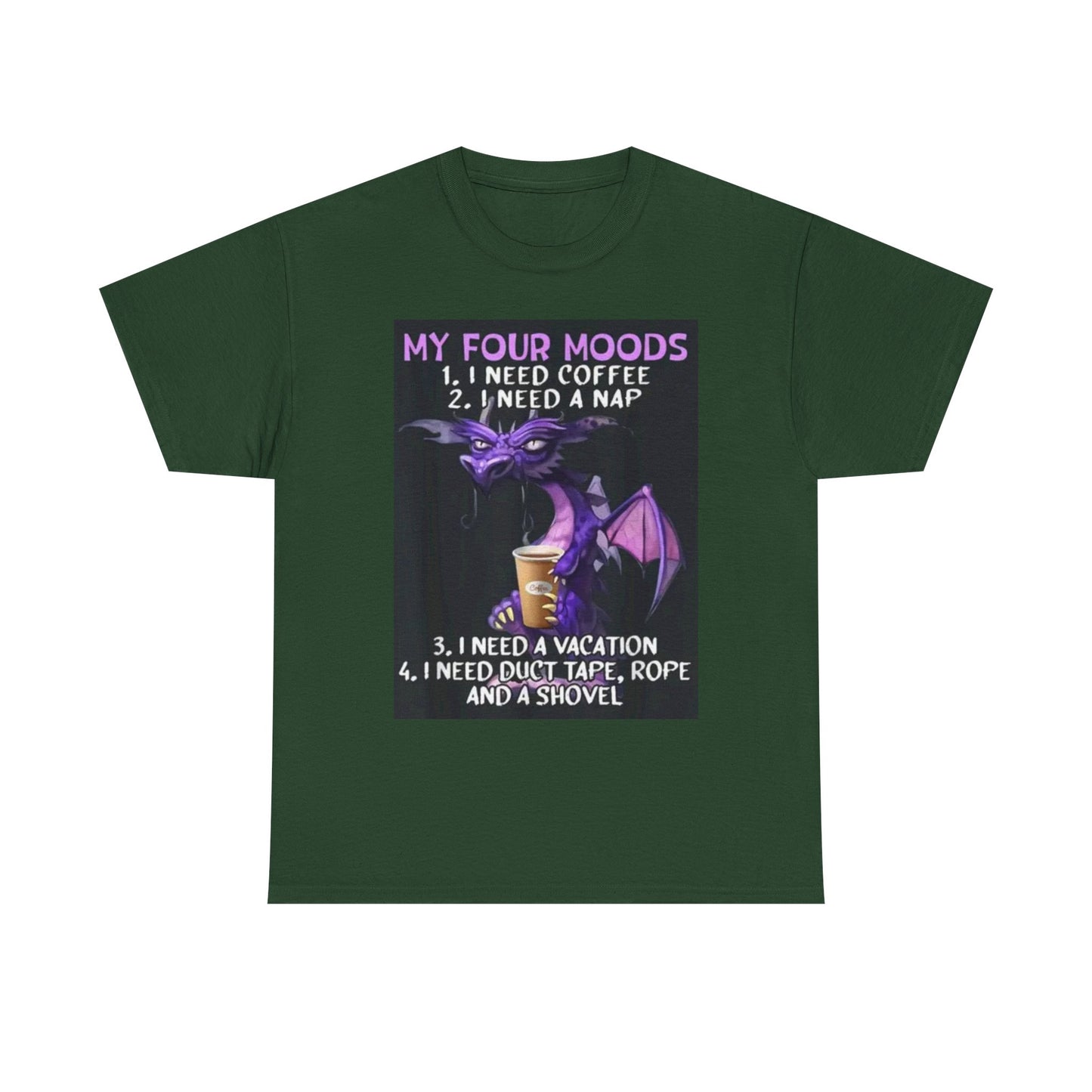 "My 4 Moods" Unisex Heavy Cotton Tee