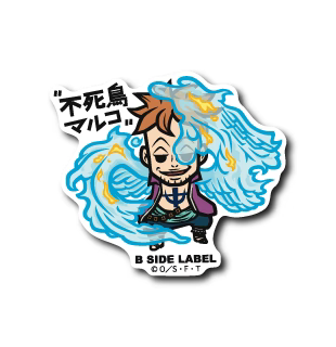One Piece - Marco 2 Small Sticker (B-SIDE LABEL)-1