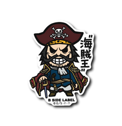 One Piece - Gol D. Roger Small Sticker (B-SIDE LABEL)-1