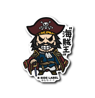 One Piece - Gol D. Roger Small Sticker (B-SIDE LABEL)-1