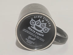 Five Finger Death Punch — Brass Knuckles Logo Coffee Mug-3