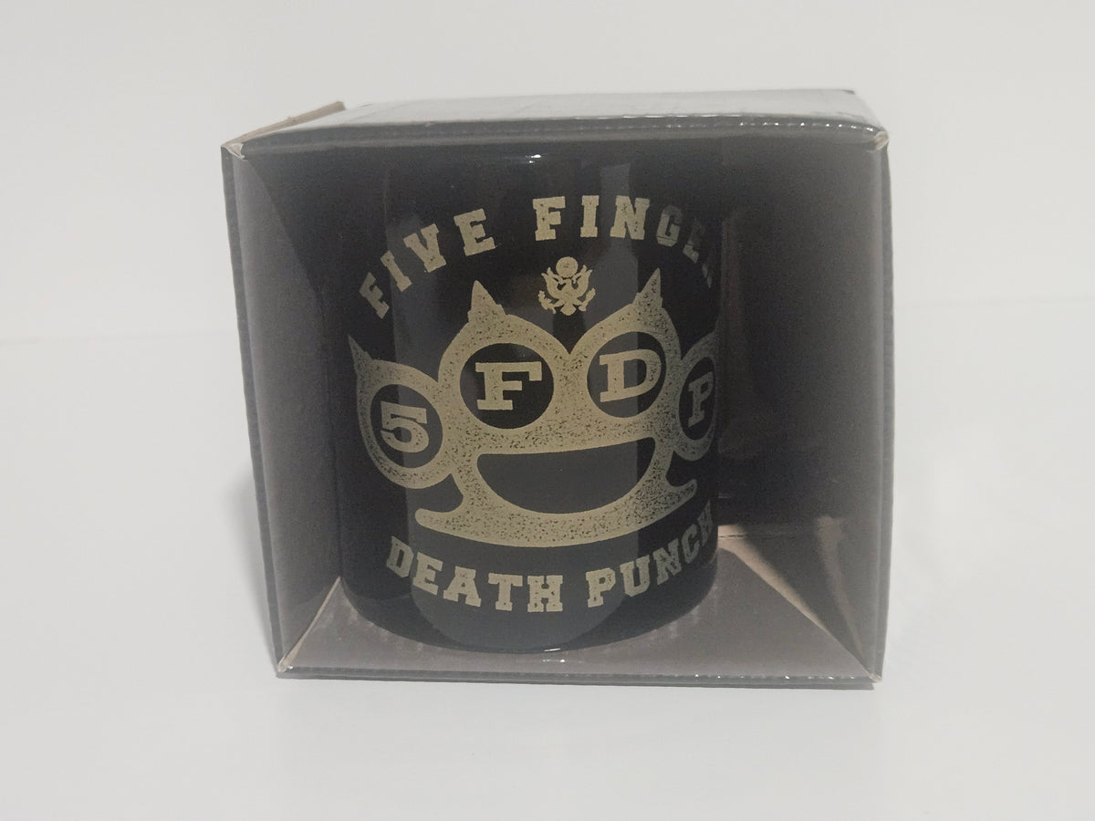 Five Finger Death Punch — Brass Knuckles Logo Coffee Mug