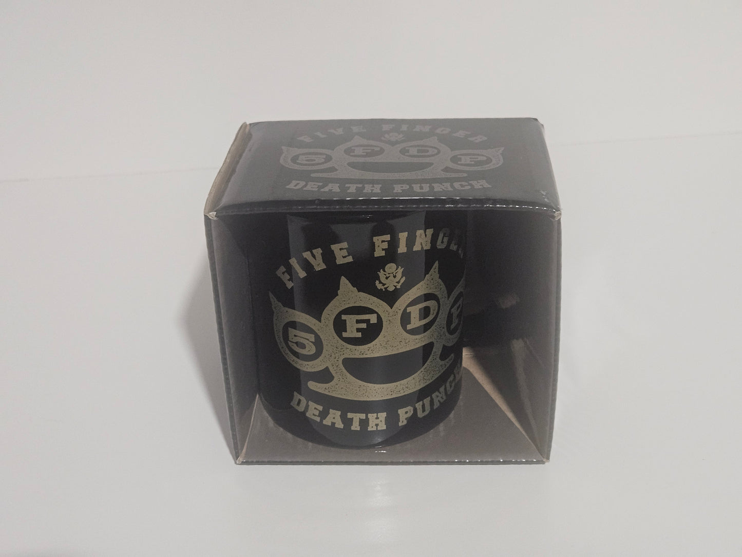 Five Finger Death Punch — Brass Knuckles Logo Coffee Mug