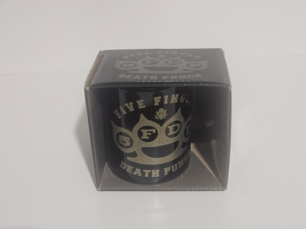 Five Finger Death Punch — Brass Knuckles Logo Coffee Mug-5