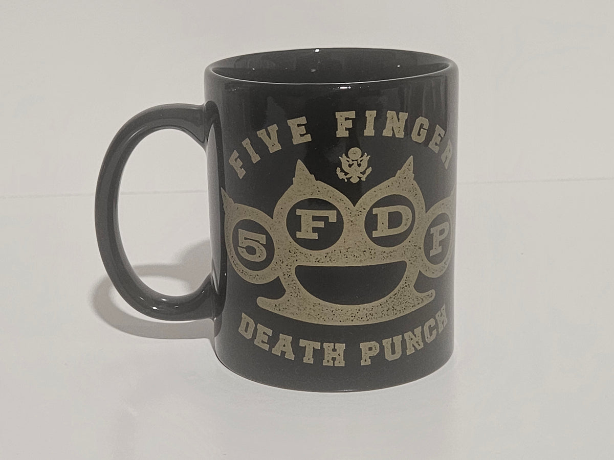 Five Finger Death Punch — Brass Knuckles Logo Coffee Mug