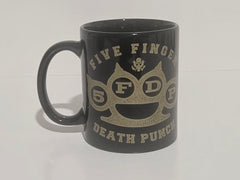 Five Finger Death Punch — Brass Knuckles Logo Coffee Mug-1
