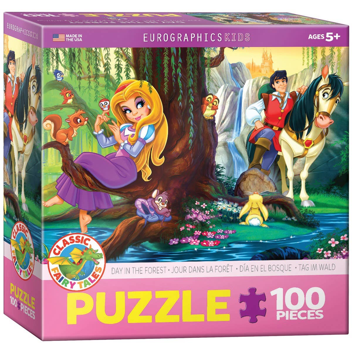 Eurographics Day in the Forest 100-Piece Puzzle - Ages 5+-1