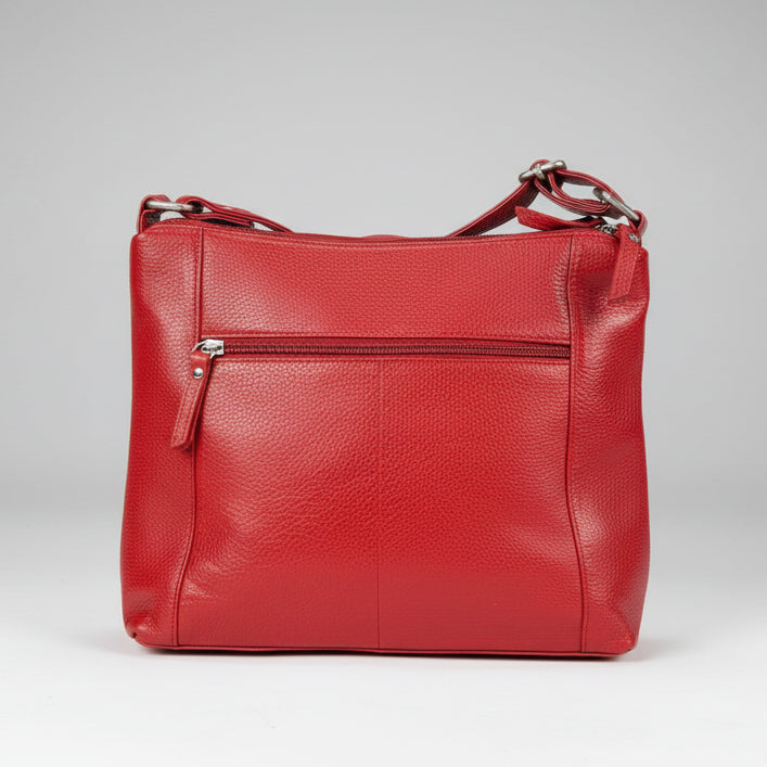 Greenwood Leather Elegant Crossbody Bag. Full-Grain Leather Shoulder Bag-6