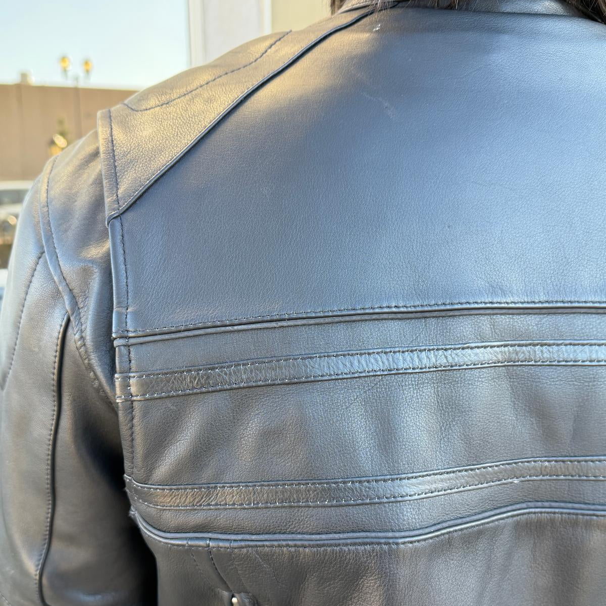 Open Road Men's Leather Armored Riding Jacket | Motorcycle Jacket-6