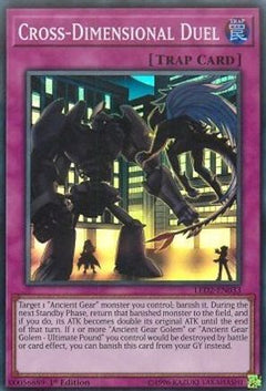 Cross-Dimensional Duel (LED2-EN033) - Legendary Duelists: Ancient Millennium 1st Edition-1