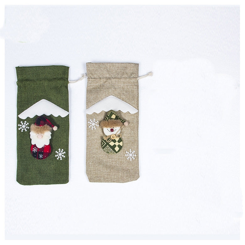 Christmas Decorations Christmas Wine Bottle Socks-3