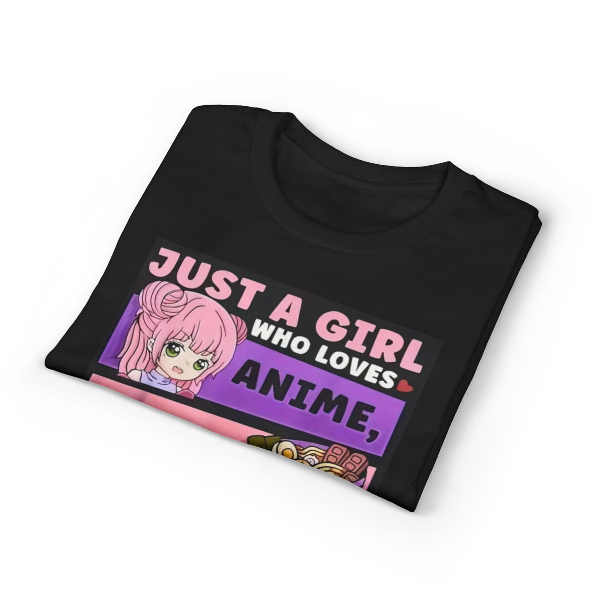 "Just a Girl Who Loves Anime Ramen and Sketching" T-Shirt-22