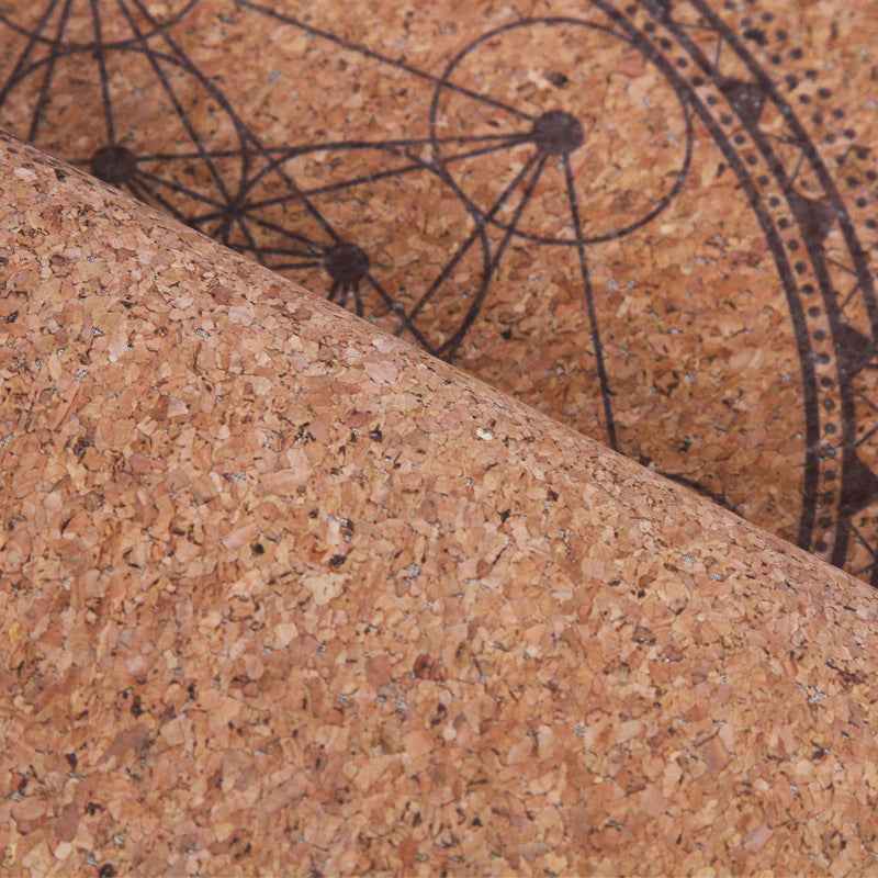 Natural Rubber Cork Yoga Mat – Eco-Friendly Non-Slip Fitness Mat-3