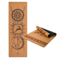 Natural Rubber Cork Yoga Mat – Eco-Friendly Non-Slip Fitness Mat-1