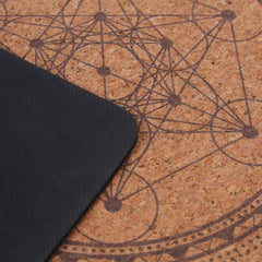 Natural Rubber Cork Yoga Mat – Eco-Friendly Non-Slip Fitness Mat-5