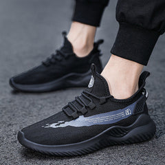 Men's Korean-Style Casual Mesh Sneakers-3