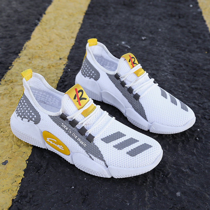 Men's Korean-Style Casual Mesh Sneakers-4
