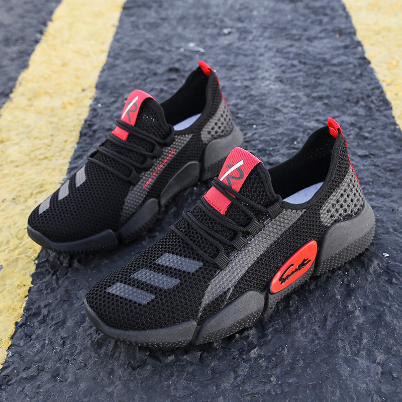 Men's Korean-Style Casual Mesh Sneakers-6