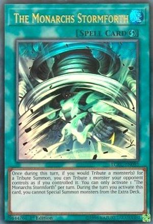 The Monarchs Stormforth (LCKC-EN093) - Legendary Collection Kaiba 1st Edition-1