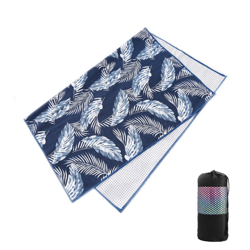 Tie-Dye Yoga Blanket – Wide Yoga Mat Pad Towel & Exercise Drape-11