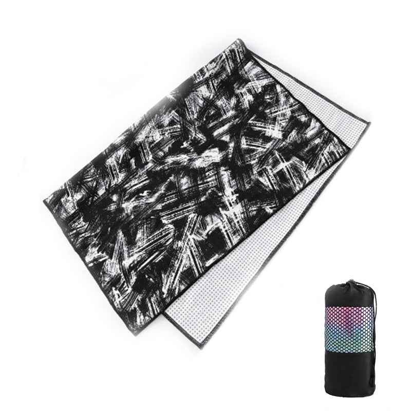 Tie-Dye Yoga Blanket – Wide Yoga Mat Pad Towel & Exercise Drape-2