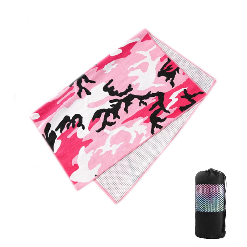 Tie-Dye Yoga Blanket – Wide Yoga Mat Pad Towel & Exercise Drape-12